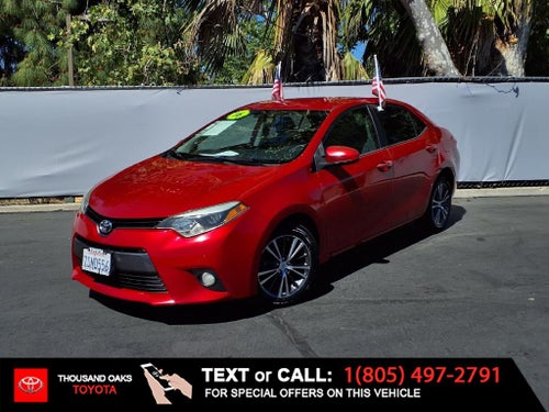 2016 Toyota Corolla LE Plus