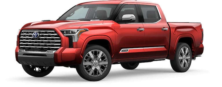 2022 Toyota Tundra Capstone in Supersonic Red | Thousand Oaks Toyota in Thousand Oaks CA