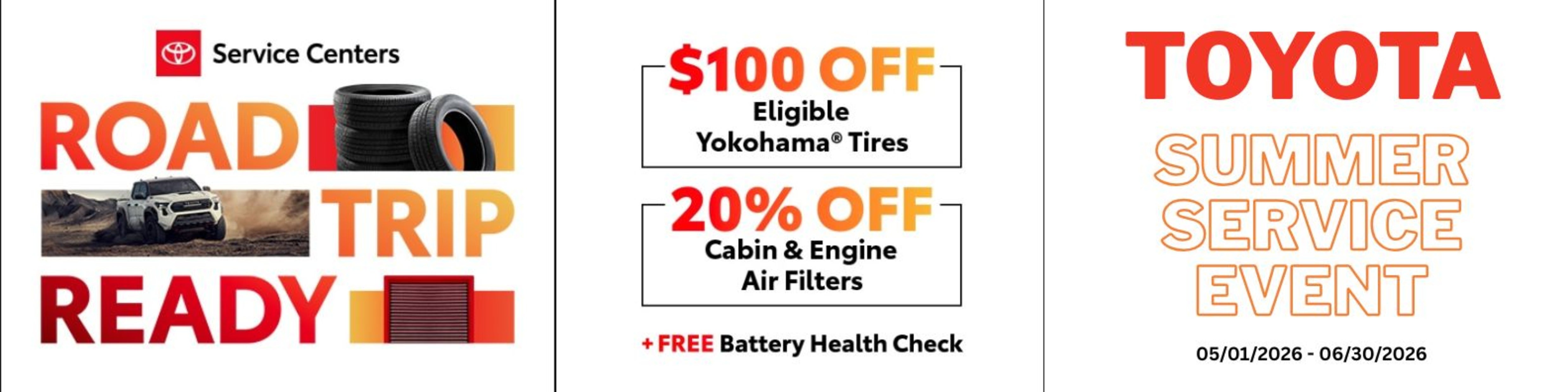 Summer Service Savings
